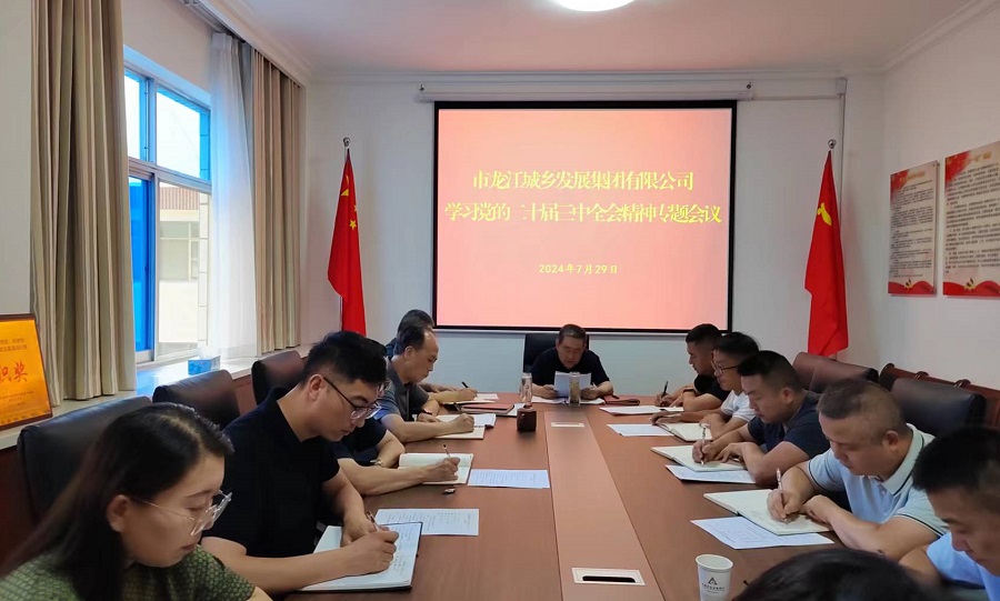 市龍江集團召開黨委（擴大）會議傳達學(xué)習貫徹黨的二